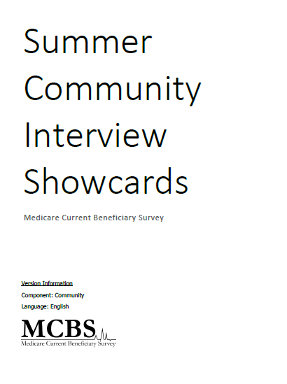 Summer Interview Showcards