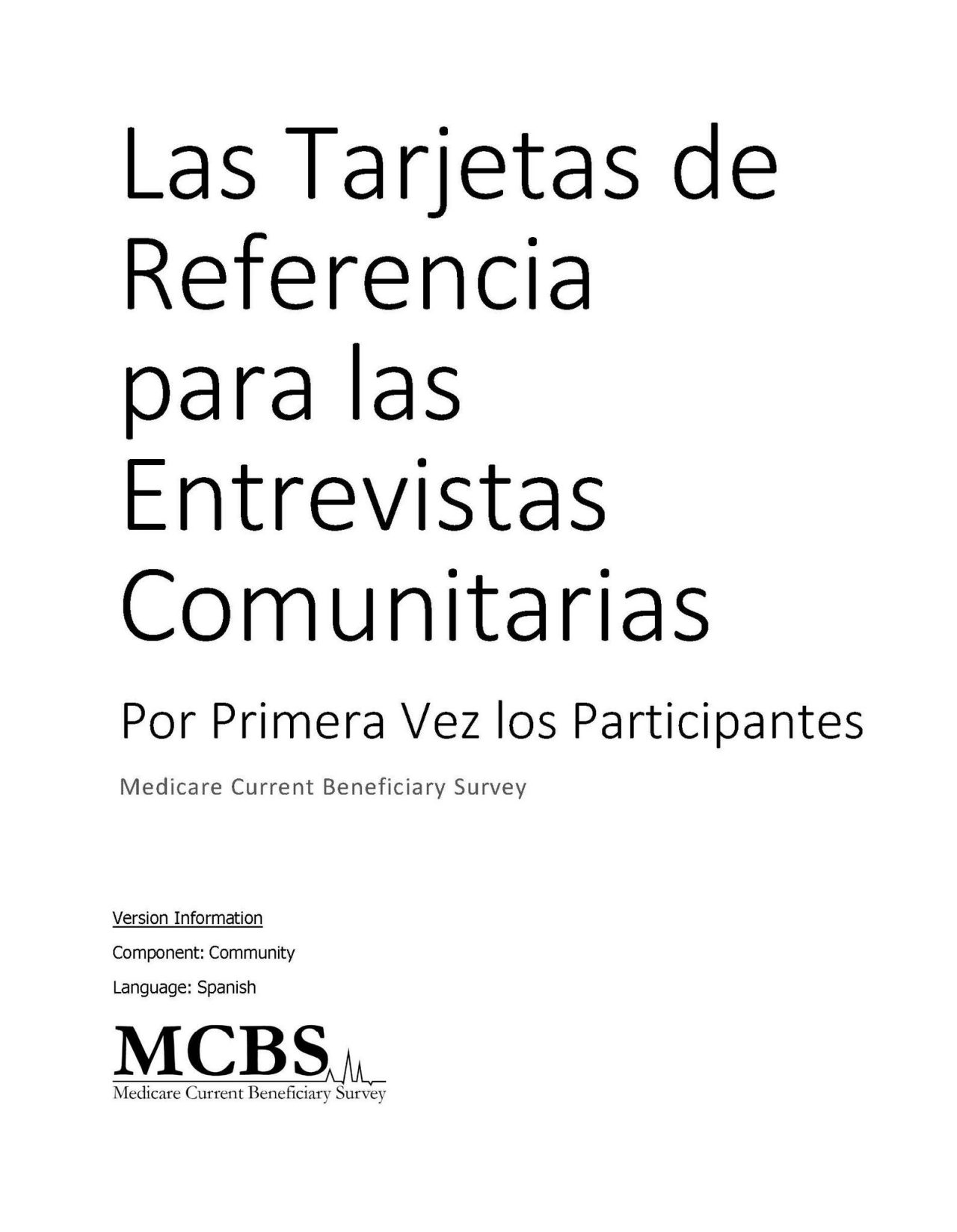 Summer Continuing Community Showcard Spanish